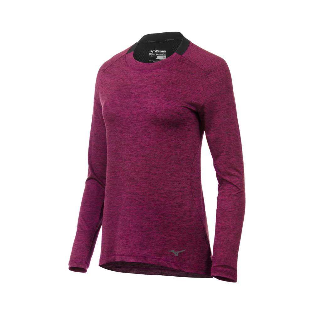 Womens Mizuno Alpha Long Sleeve Tops Purple Philippines (LCEUTJ016)